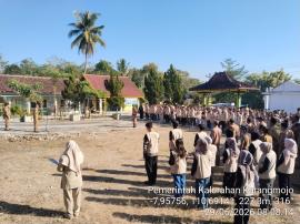 KORDINASI RUTIN DAN APEL  HARI SENIN DI KALURAHAN KARANGMOJO